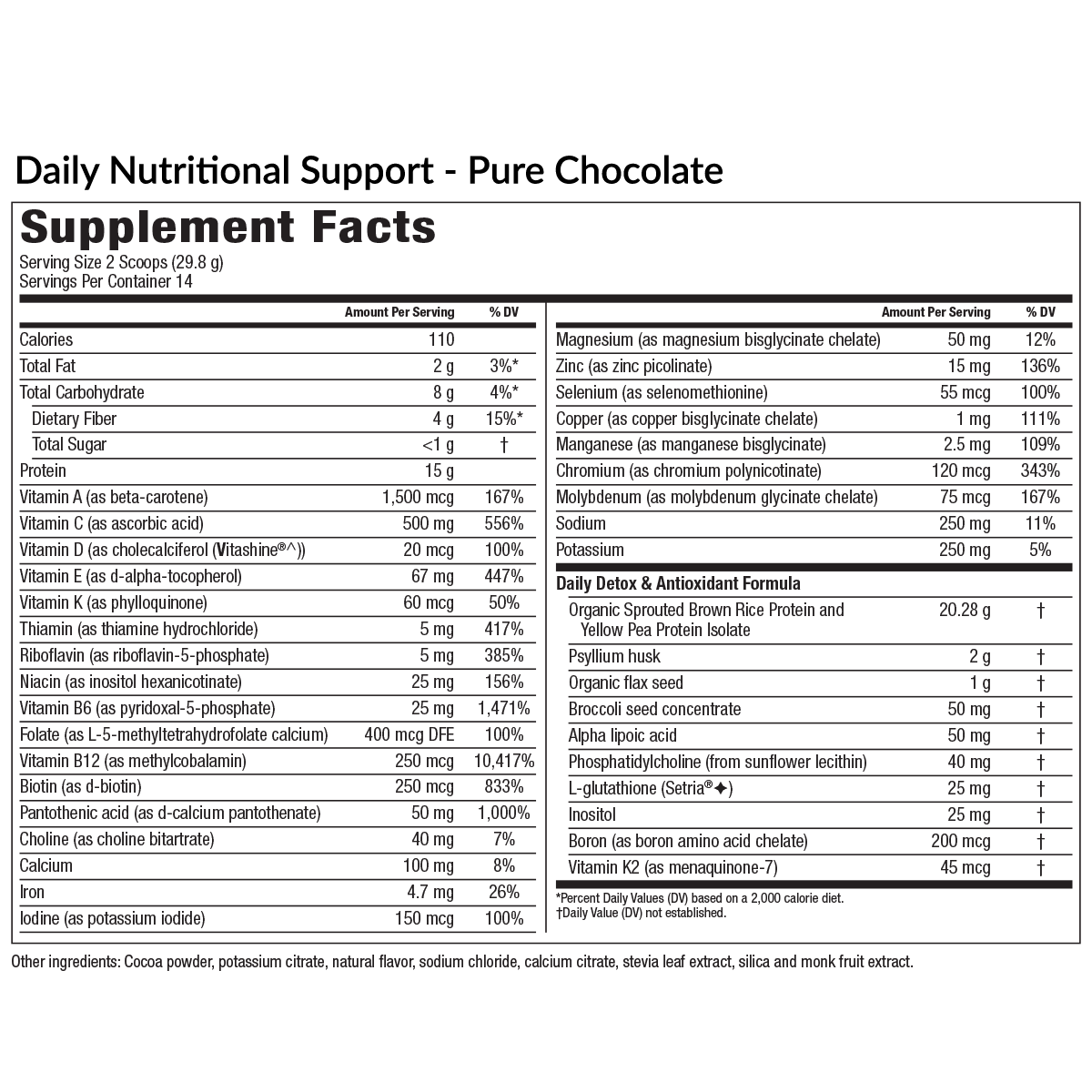 Daily Nutritional Support